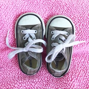 Grey Toddler Converse Shoes